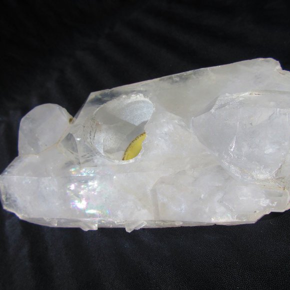 Quartz Crystal Natural Candle Holder Home Decor Accent - Picture 3 of 10